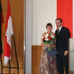 Ministerpräsident a.D. Matthias Platzeck mit Anette Flade