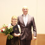 Ministerpräsident Dietmar Woidke mit Anne Panek-Kusz
