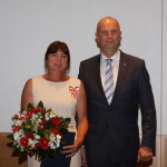 Ministerpräsident Dietmar Woidke mit Birgit Fischer