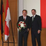 Ministerpräsident a.D. Matthias Platzeck mit Carl Gottfried Rischke