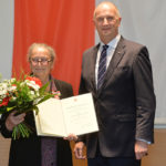 Landesordensträgerin Dr. Sibylle Badstübner-Gröger mit Ministerpräsident Dietmar Woidke, Foto Oliver Lang