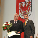 Ministerpräsident a.D. Matthias Platzeck mit Gerold Schellstede