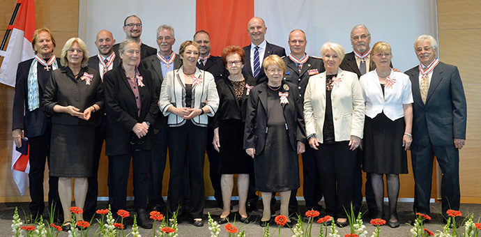 Gruppe Landesordensträger 2016, Foto Oliver Lang