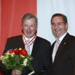 Ministerpräsident a.D. Matthias Platzeck mit Prof. Günter Albrecht