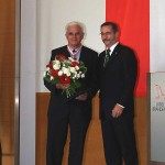 Ministerpräsident a.D. Matthias Platzeck mit Harald Lax