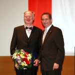 Ministerpräsident a.D. Matthias Platzeck mit Harry Müller