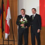 Ministerpräsident a.D. Matthias Platzeck mit Hellmuth Riestock