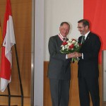 Ministerpräsident a.D. Matthias Platzeck mit Dr. Hermann Freiherr von Richthofen