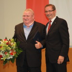 Ministerpräsident a.D. Matthias Platzeck mit Horst Krause