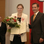 Ministerpräsident a.D. Matthias Platzeck mit Jutta Quoos