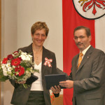 Ministerpräsident a.D. Matthias Platzeck mit Kathrin Boron