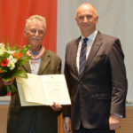 Landesordensträgerin Klaus Winfried Böhmer mit Ministerpräsident Dietmar Woidke, Foto Oliver Lang