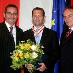 Ministerpräsident a.D. Matthias Platzeck mit Manfred Kurzer