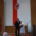 Ministerpräsident a.D. Matthias Platzeck mit Nora Neese