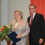Ministerpräsident a.D. Matthias Platzeck mit Petra Brückner