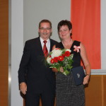 Ministerpräsident a.D. Matthias Platzeck mit Petra Damm