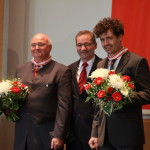 Ministerpräsident a.D. Matthias Platzeck mit Reinhard Simon und Warcislaw Kunc