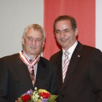 Ministerpräsident a.D. Matthias Platzeck mit Rolf-Dieter Amend