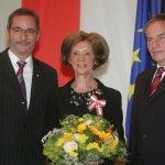 Ministerpräsident a.D. Matthias Platzeck mit Ruth Cornelsen
