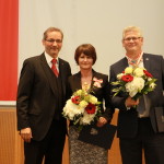 Ministerpräsident a.D. Matthias Platzeck mit Simone Weber-Karpinski und Hendrik Karpinski