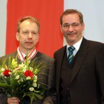 Ministerpräsident a.D. Matthias Platzeck mit Thomas Wernicke