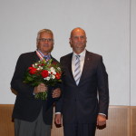 Ministerpräsident Dietmar Woidke mit Wolfram Hülsemann