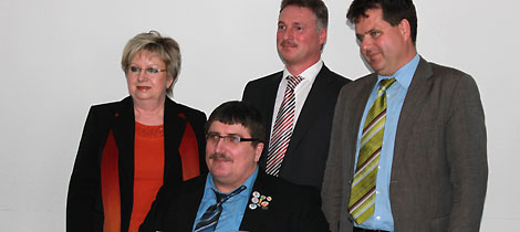 Ehrenamtler des Monates April 2013 Ingo Jeschke (vorne)