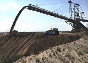 Absetzer im Tagebau Reichwalde Schaufelradbagger 157_Foto LEAG_DE