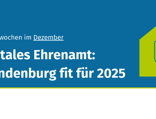 Aktionswoche “Digitales Ehrenamt: Brandenburg fit für 2025”