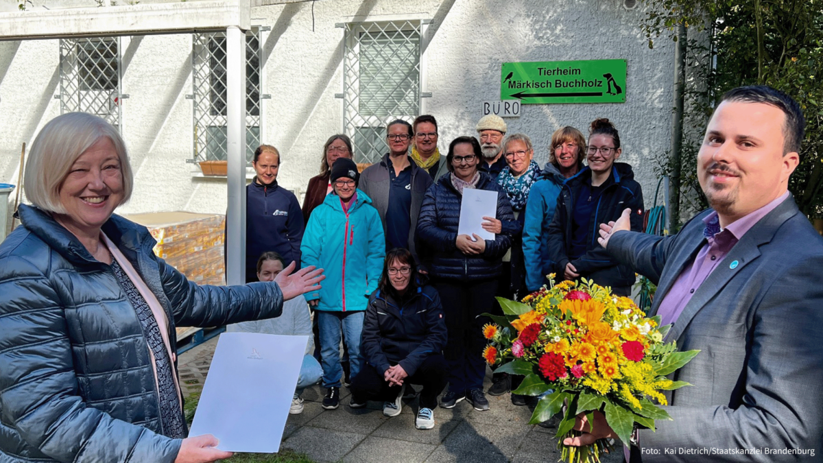 „Tierisch engagiert für Brandenburg“ Tierschützer Rico Lange ist