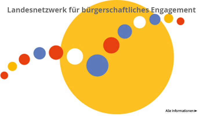Logo Landesnetzwerk für bürgerschaftliches Engagement
