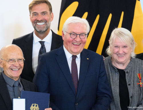 Steinmeier ehrt Toni Krahl, Lutz Seiler und das Ehepaar Prof. Ute Mahler und Werner Mahler