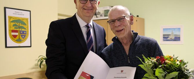 Ministerpräsident Dr. Dietmar Woidke und Klemens Janzen